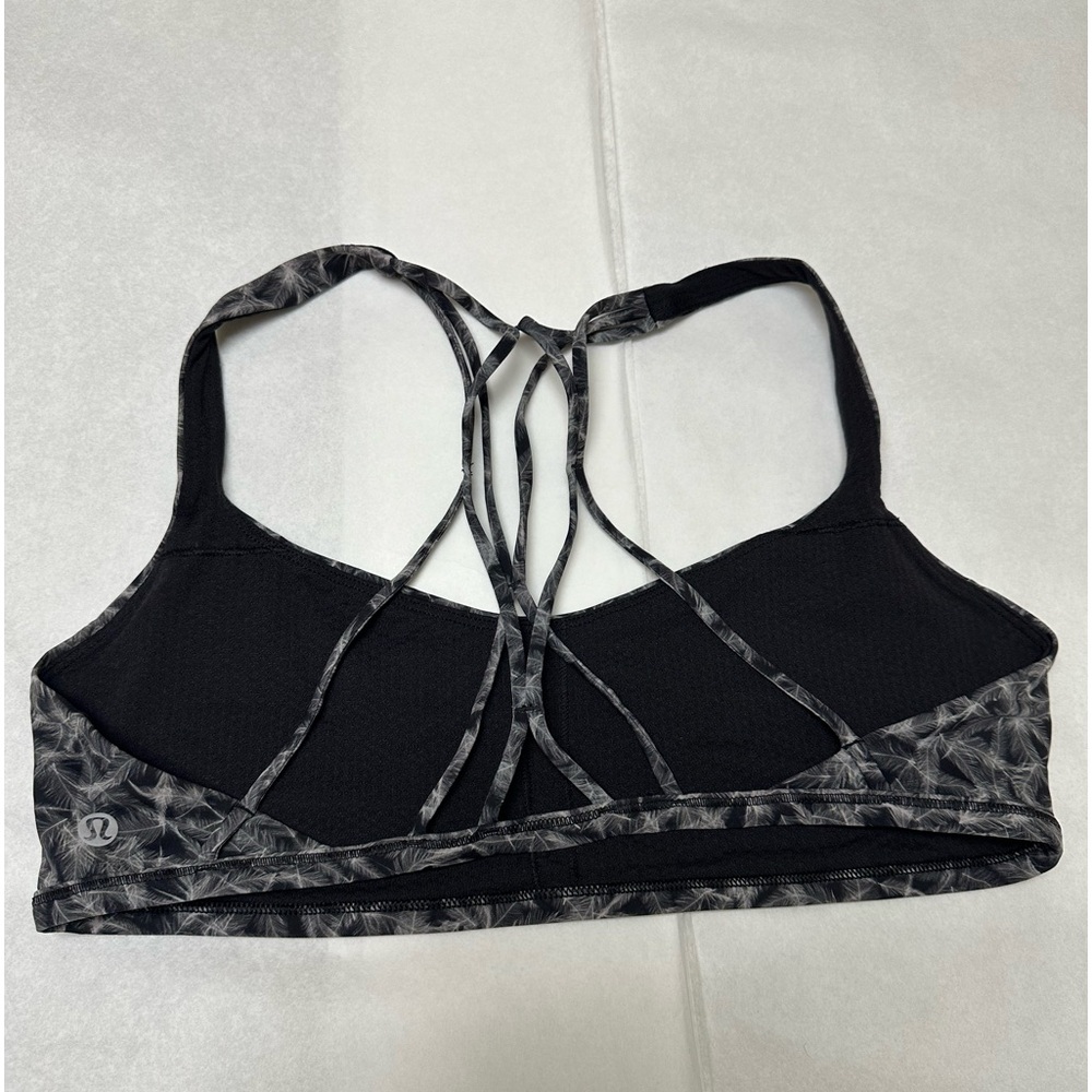 Lululemon Free To Be Zen Sports Bra Gray Feather ⚫️ - Picture 2 of 4